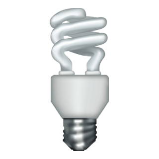 compact fluorescent lightbulb Logo PNG Vector