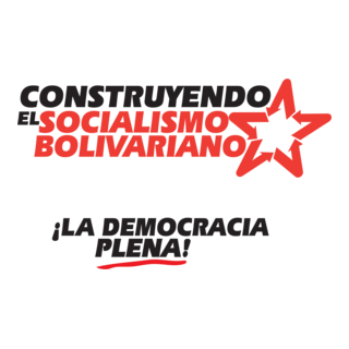 Construyendo el socialismo bolivariano Logo PNG Vector