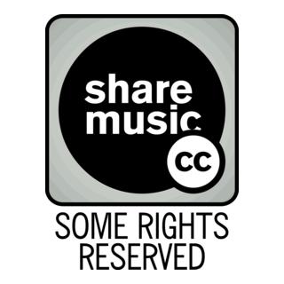 Creative Commons Share Music Logo PNG Vector