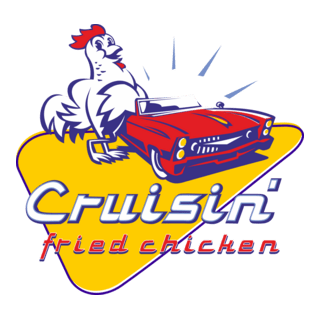 Cruisin Fried Chicken Logo PNG Vector