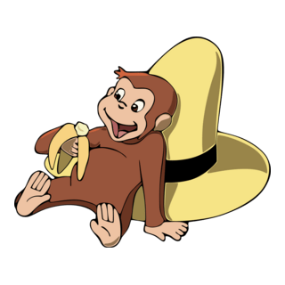 Curious George Logo PNG Vector