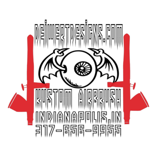 Deiwert Designs Kustom Airbrush Logo PNG Vector