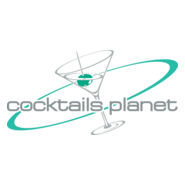 Cocktails Planet Logo PNG Vector