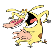 Cow & Chicken Logo PNG Vector