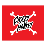 Crazy Monkey Logo PNG Vector