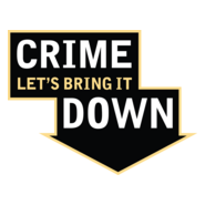 Crime let's bring it down Logo PNG Vector