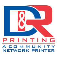 D and R Printing Logo PNG Vector