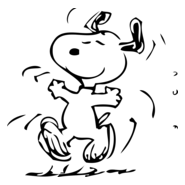 Dancing Snoopy Logo PNG Vector