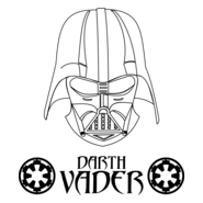 Darth Vader Logo PNG Vector