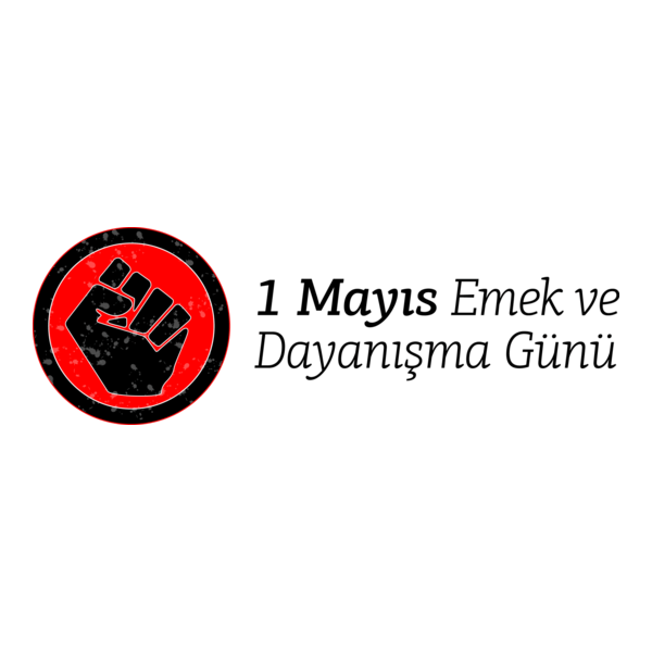 1 Mayıs Emek ve Dayanışma Günü Logo PNG Vector