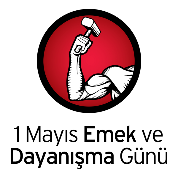 1 Mayıs Emek ve Dayanışma Günü Logo PNG Vector