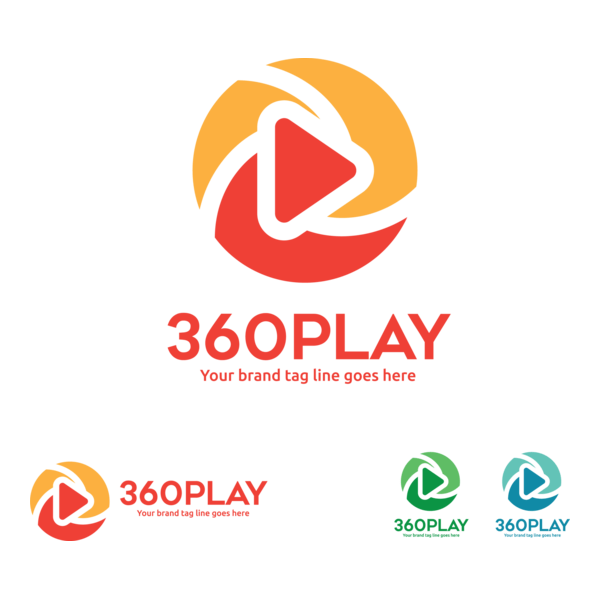 360 play Logo PNG Vector
