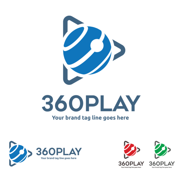 360 play Logo PNG Vector