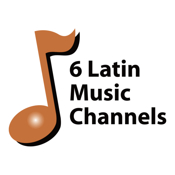 6 Latin Music Channels Logo PNG Vector
