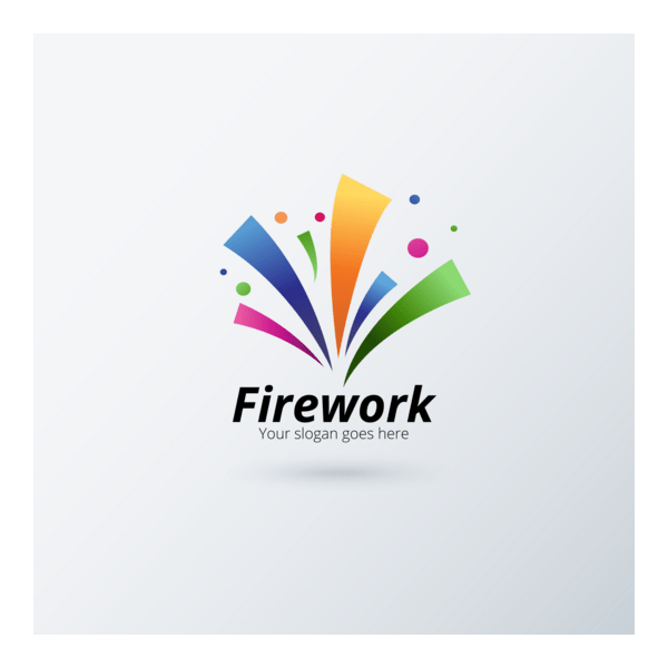 Abstract Firework Logo PNG Vector