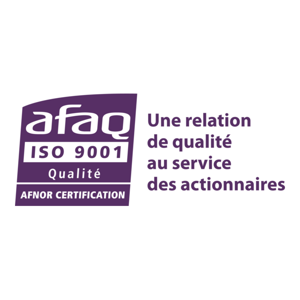 Afaq ISO 9001 Qualite Afnor Certification Logo PNG Vector