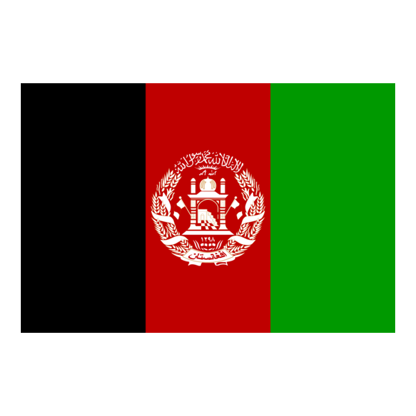 Afghanistan Flag Logo PNG Vector