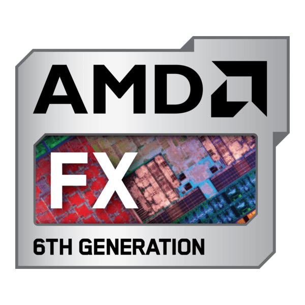 AMD FX 6TH Generation Logo PNG Vector