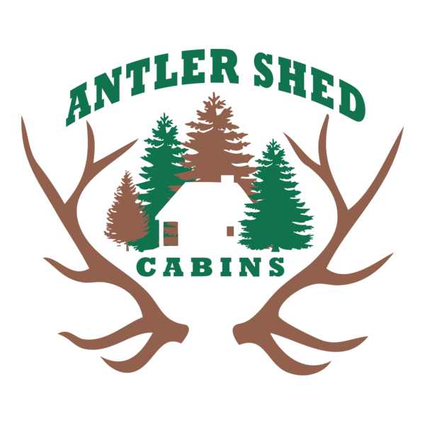 Antler Shed Cabins Logo PNG Vector