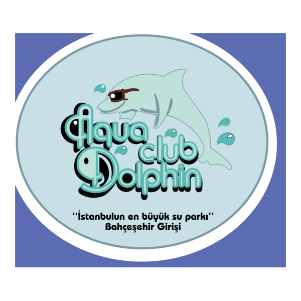 Aqua Club Dolphin Logo PNG Vector