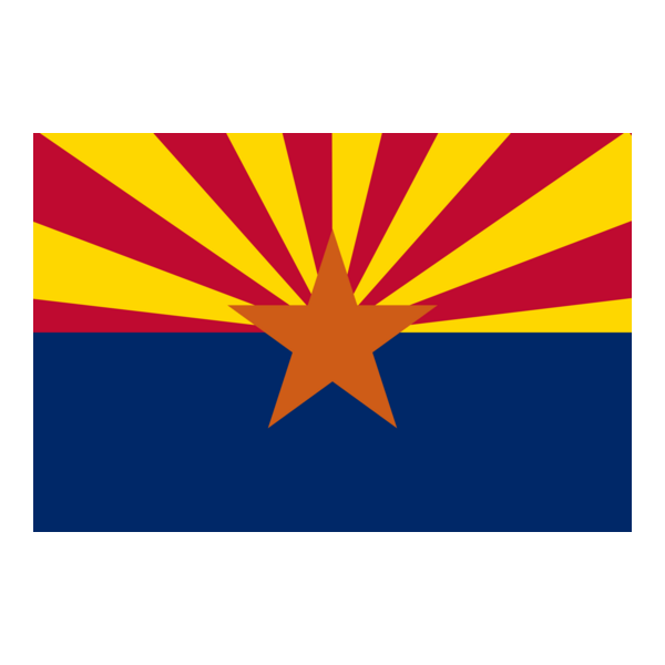 Arizona State Flag Logo PNG Vector