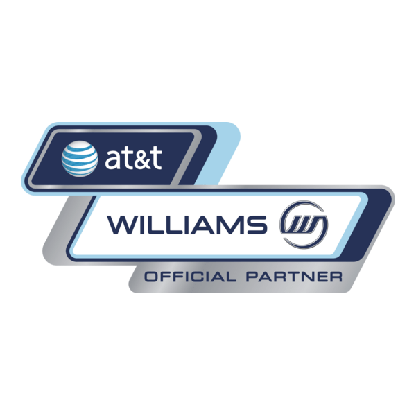 AT&T Williams Official Partner Logo PNG Vector