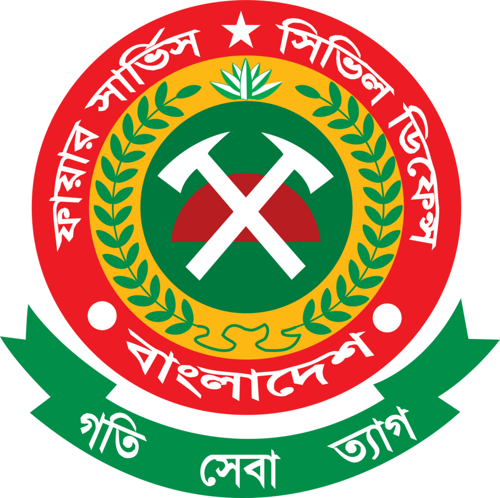 Bangladesh Fire Service and Civil Defence Logo PNG Vector