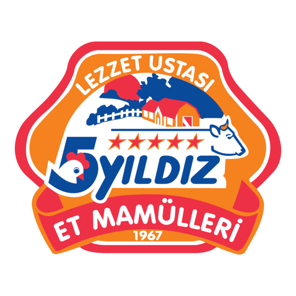 Beş Yıldız Et Mamülleri Logo PNG Vector
