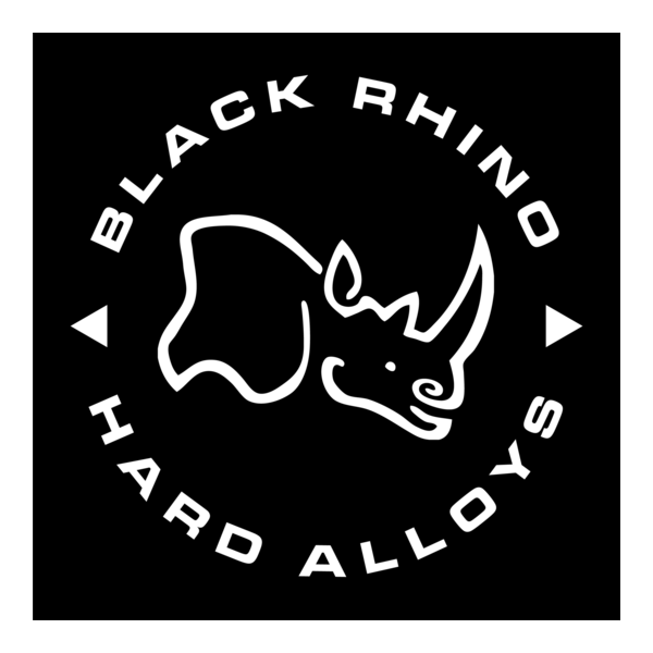 Black Rhino Wheels Logo PNG Vector