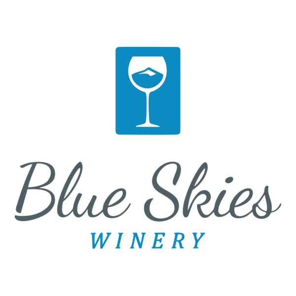 Blue Skies Winery Logo PNG Vector