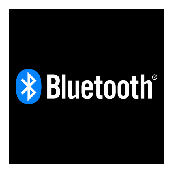 Bluetooth Color White Logo PNG Vector