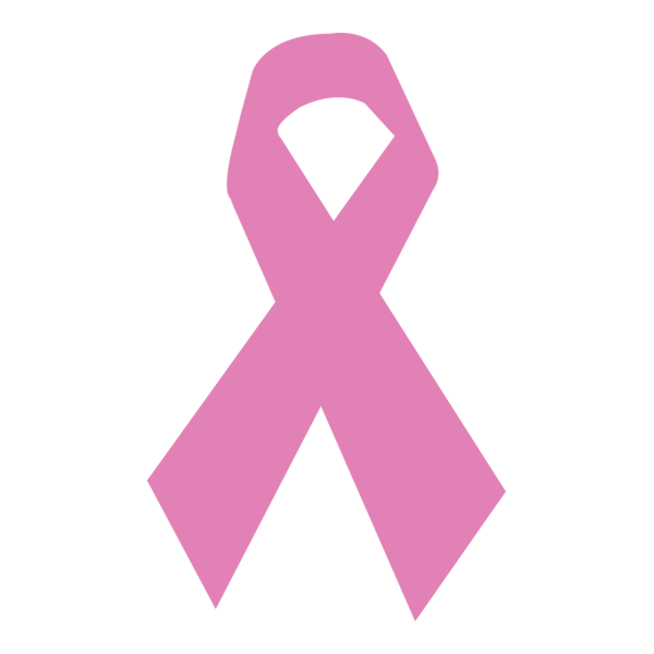 Breast Cancer Pink Ribbon Logo PNG Vector