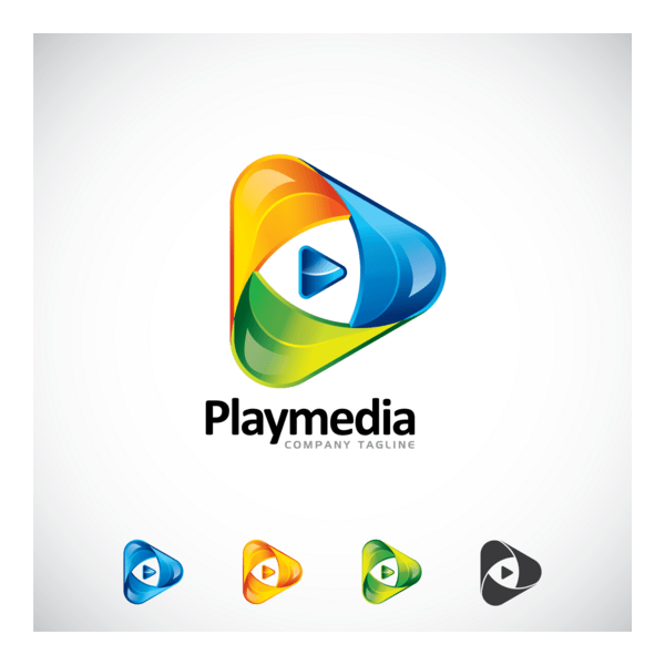 Business Play Media Logo PNG Vector