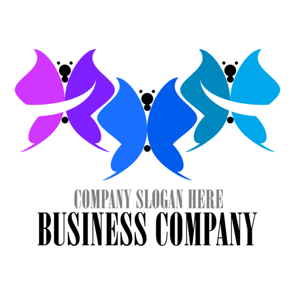 Butterfly business Logo PNG Vector