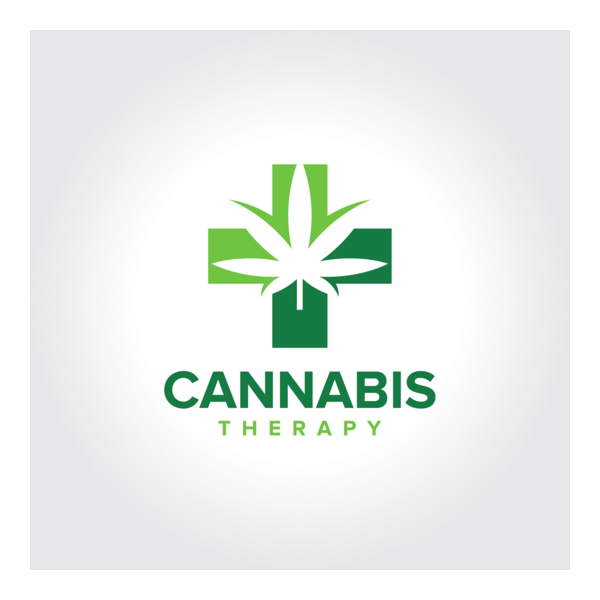 Cannabis Therapy Logo PNG Vector