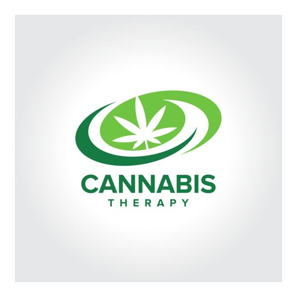 Cannabis Therapy Logo PNG Vector