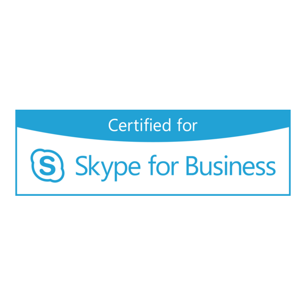 Certified for Skype for Business Logo PNG Vector