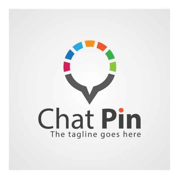 Chat pin Logo PNG Vector