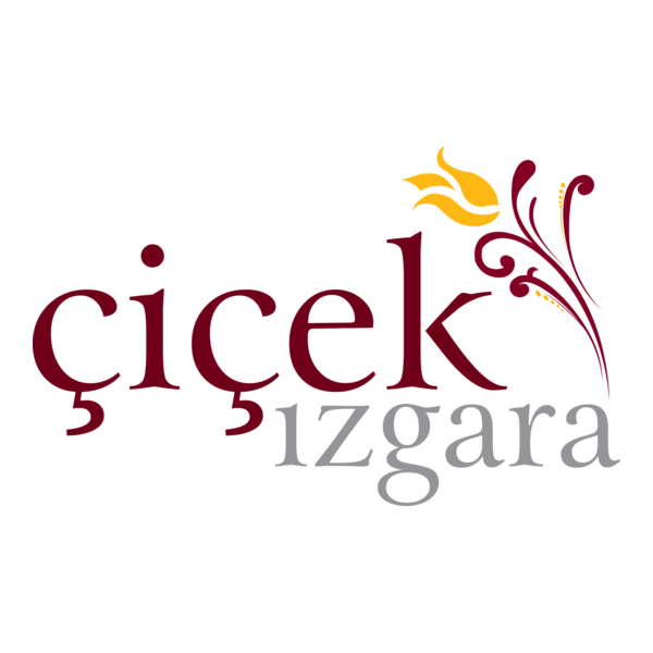 Çiçek Izgara Logo PNG Vector