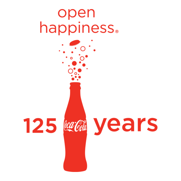 Coca-Cola 125 Years Logo PNG Vector
