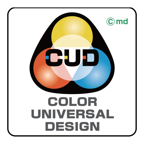 Color Universal Design (CUD) Logo PNG Vector