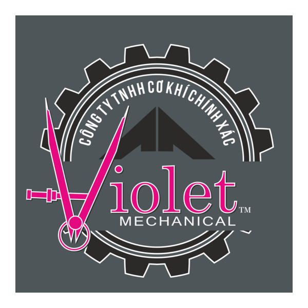 Công ty TNHH cơ khí chính xác Violet Logo PNG Vector