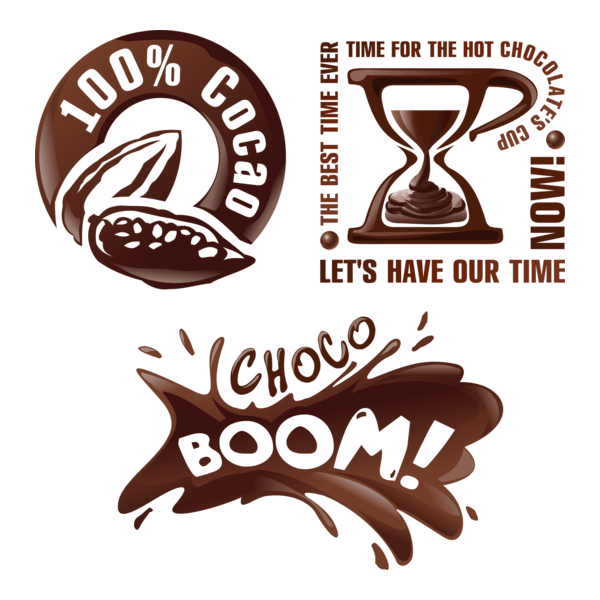 Creative chocolate Logo PNG Vector