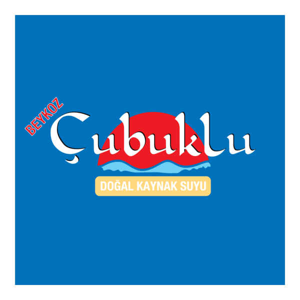 Çubuklu Doğal Kaynak Suyu Logo PNG Vector