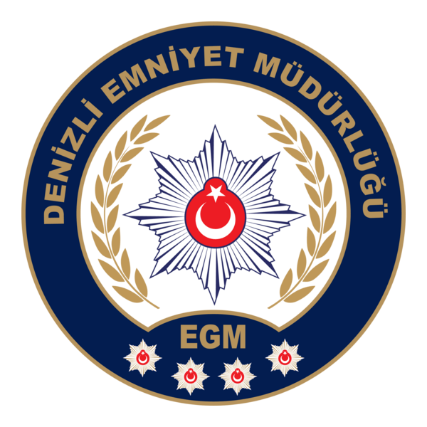 Denizli Emniyet Müdürlüğü Logo PNG Vector