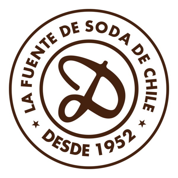 Domino la Fuente de Soda de Chile Sello Logo PNG Vector
