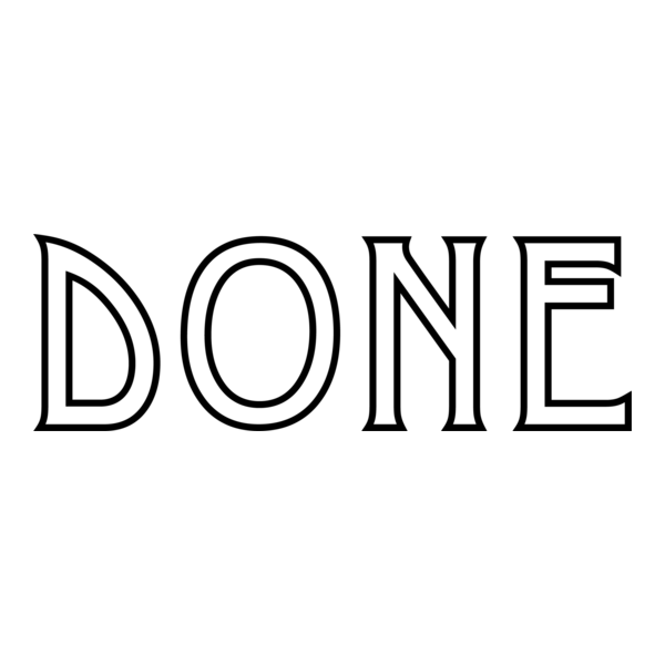 Done Logo PNG Vector