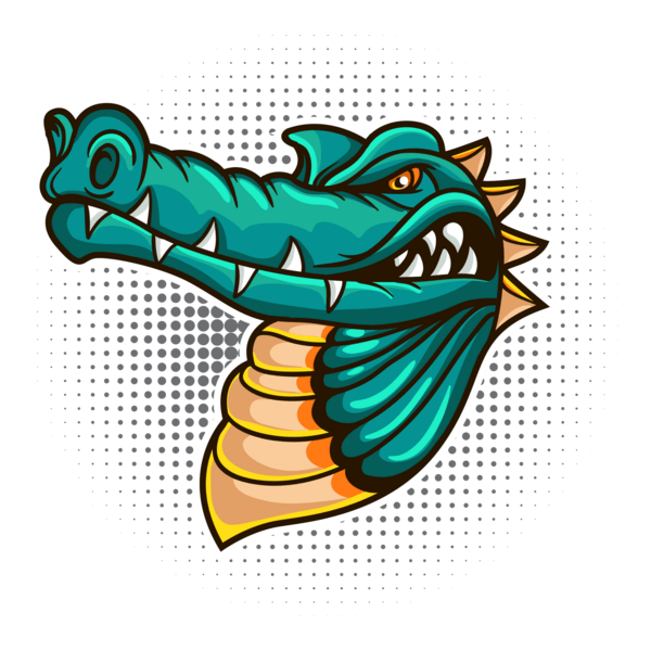 Dragon Mascot Logo PNG Vector