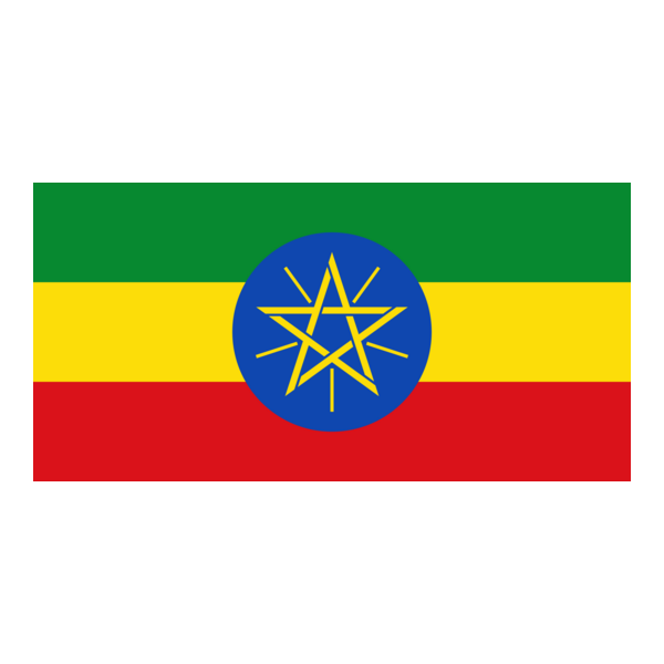 Ethiopia Flag Logo PNG Vector