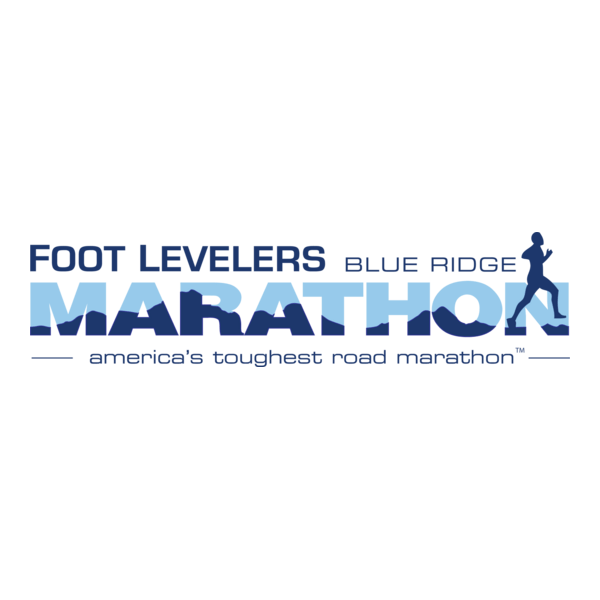 Foot Levelers Blue Ridge Marathon Logo PNG Vector